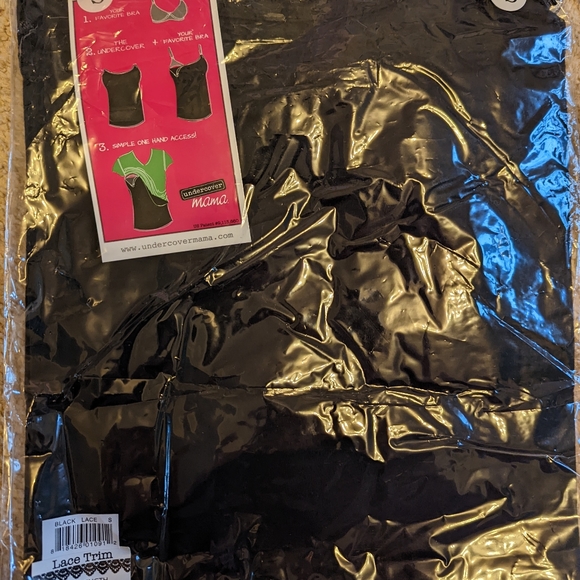 Lace trim nursing tank - Picture 2 of 3